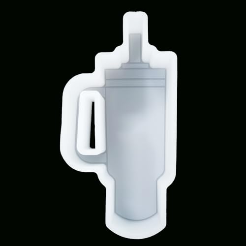 Fuehbur ?300+ Design Optional? Tumbler Cup Car Freshies Silicone Mold- Air Freshie Mold - Aroma Bead Freshener - Epoxy Resin - Candle Soap Mould?Upgraded Thickened Material?-Oven Safe