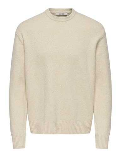 ONLY & SONS Herren Pullover 22033783 Oatmeal L