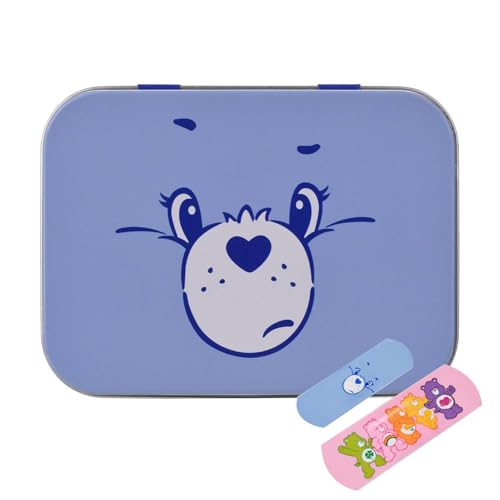 Care Bears Flexible Plasters in Metal Tin Box Waterproof & Breathable First Aid Plasters for Kids & Adults Latex-Free Hypoallergenic Easy Removal & Skin-Friendly Two Sizes 24 Plasters