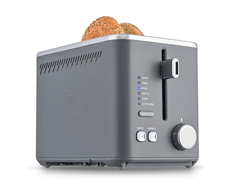 Toastmaster 2-Slice Toaster - Blue Gray with Lever and Dial