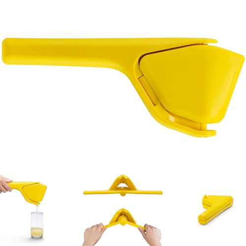 Dreamfarm Original Lemon Fluicer Easy-Squeeze Fold-Flat Citrus Juicer - 10 Inch, Suits Lime & Lemon