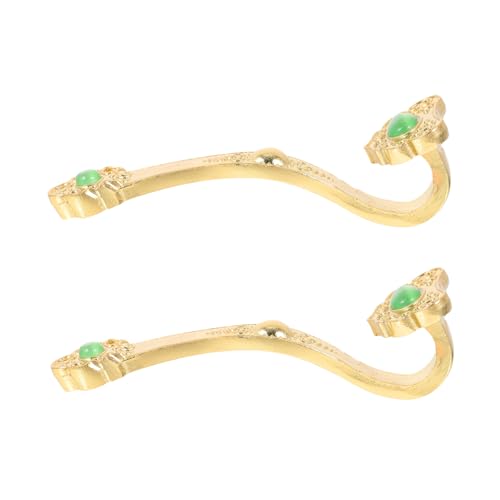 ABOOFAN 2pezzi Ornamento in Lega Ruyi Decorazione Per Casa Arredamento Per Scrivania Dettagli Raffinati Forma Unica Sicuro e Resistente