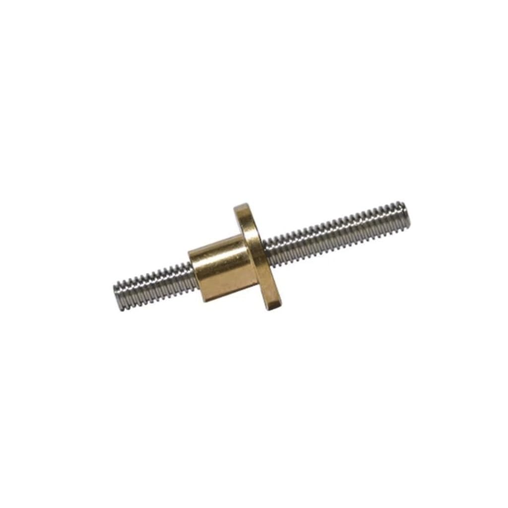Tornillo T10, varilla roscada de acero inoxidable 304 con paso de 12 mm y tuerca de latón(900mm with Nut)