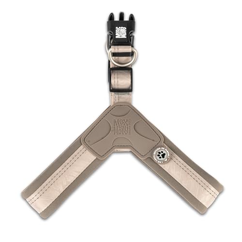 Max & Molly Q-Fit Hundegeschirr Mittelgrosse Hunde mit Gotcha! Smart ID Sicherheitsanhänger, Matrix 2.0 Sand/M, Geschirr Hund Gepolstert & Reflektierend - Komfort für deinen treuen Begleiter