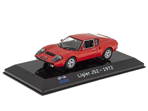 OPO 10 - Car 1/43 Collection SUPERCARS Compatible with Ligier JS2-1972 - UP081, Red