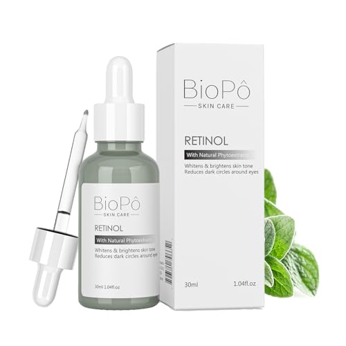 Retinol Serum – Brightens Skin Tone, Evens Complexion, Smooths Fi...