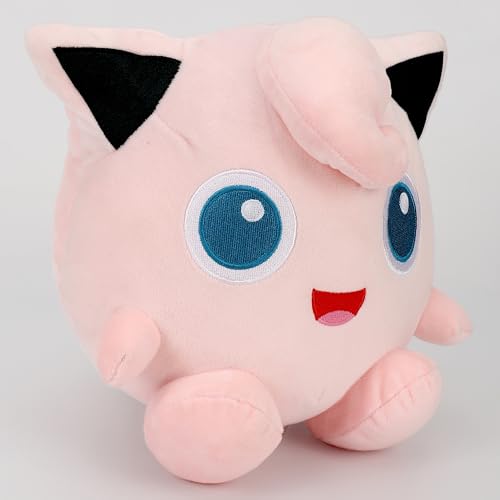 Image of Mirada Pokemon Jigglypuff Soft Plush Toy - 22cm | Official Licensed Cute Stuffed Character Doll for Kids, Boys & Girls | Super Soft & Comfortable Plushie | Ideal Gift for Birthday, Fan & Christmas