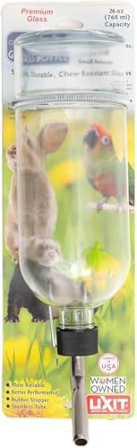 Lixit® Chew Proof Flat Sided Water Bottles for...