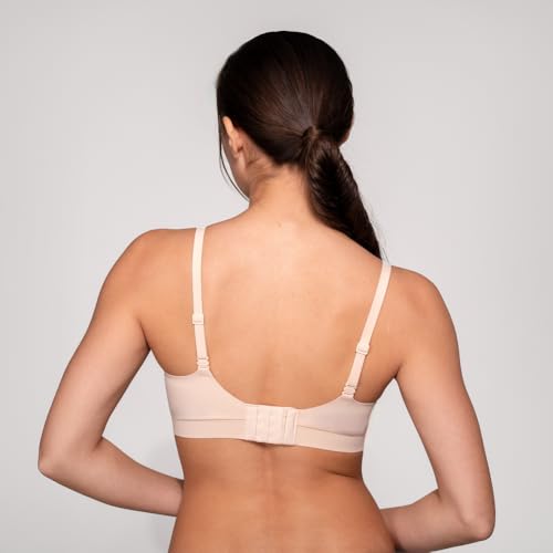 Floatley Cozy Adjustable Scoop Neck Plunge Convertible Bra Comfort Wirefree Seamless Bra with Embedded Pad for Women3