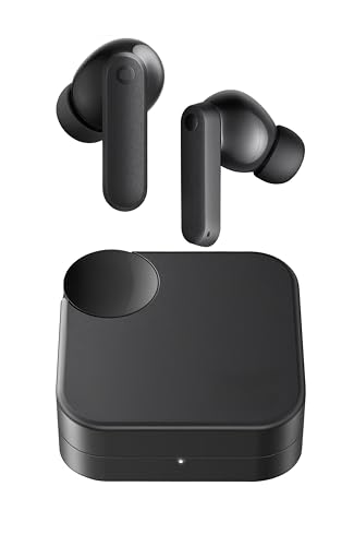 Image of Wireless Earbuds with 48dB Hybrid ANC | Bluetooth 5.4 | Hi-Fi Sound | 55Hr Battery Life | IP55 Water Resistant | 6 HD Mics | ChatGPT Integration | (NOTH Glassy) (Black)