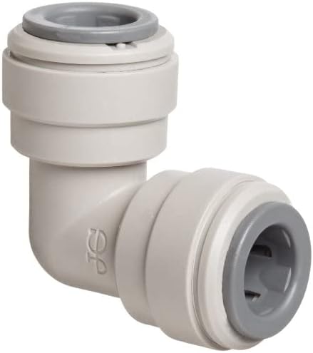 IPW Industries Inc. | John Guest Union Quick Connect 90° Elbow Fitting (PM0308S) - Durable 5/16" OD Acetal Tube Connector for Reverse Osmosis Systems