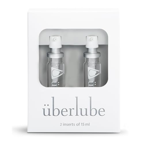 Uberlube Silicone Lube - Good to Go Travel Refill Unscented Silicone Lubricant Personal Lubrication : Latex Safe Sex Lube Liquid for Couples, Vaginal & Anal - 2 Tubes - 15ml - Thumbnail 2