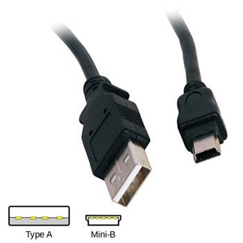 Miniatura 5 de Master Cables Cable de repuesto para USB A a Mini-B de 5 pines, compatible con discos duros externos, reproductores de MP3, teléfonos celulares,