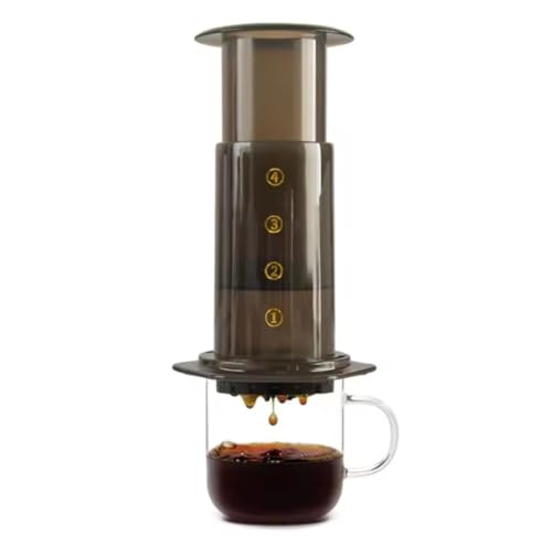 Image of LIXN Coffee and Espresso Maker Manual Machine Black Coffe Maker Compressed Coffee