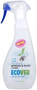 Ecover (3 Pack) Window & Glass Cleaner | 500ml | 3 Pack Bundle