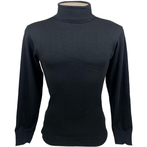 Blusa De Frio Masculina Gola Alta Tricot Moda Suéter Lã Cacharrel (BR, Alfa, M, Regular, Regular, Pr