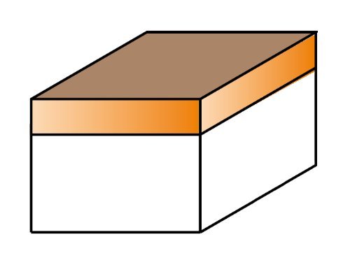 Diablo 3/4 in. x 1/2 in. Carbide Top Bearing Dado Router Bit