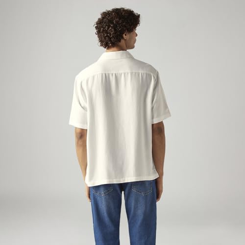 Image of Levi's Men's Solid Relaxed Fit Shirt White