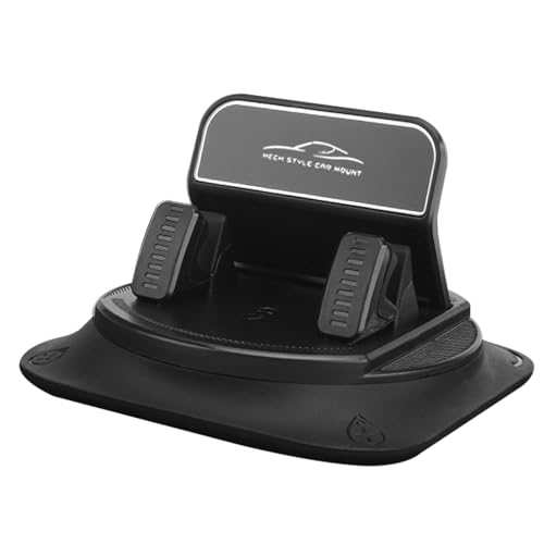 Supporto per telefono da cruscotto da da auto silicone 10.5 x 10.5 x 8.5 cm design sicuro per guida uso orizzontale e verticale organizer per da da auto per roulotte minivan berlina pick-up