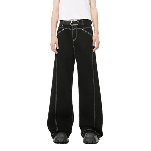 Men's Denim Jeans Casual Weekend Lounge Gathering Daily Commuter Relaxed Pants for Men2