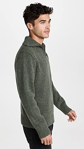 Vince Men's Melange Qtr Zip4