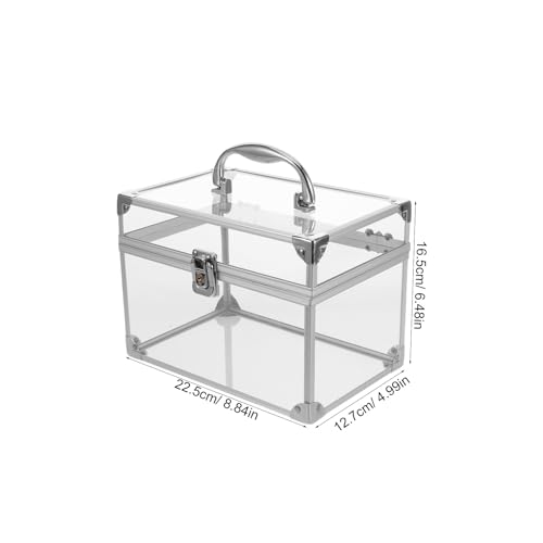 Boîte de rangement transparente pour disques vinyles et albums 33T