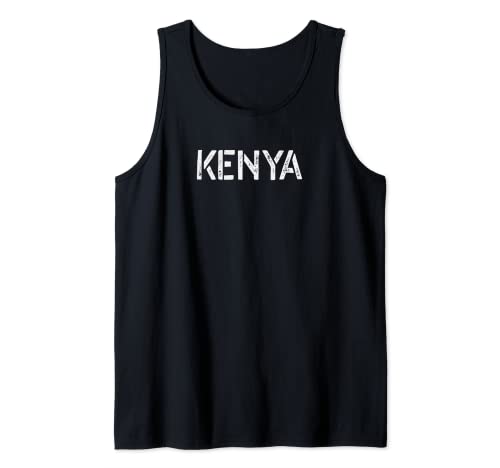 Trendy Kenya Orgullo Nacional Patriótico Kenya Camiseta sin Mangas