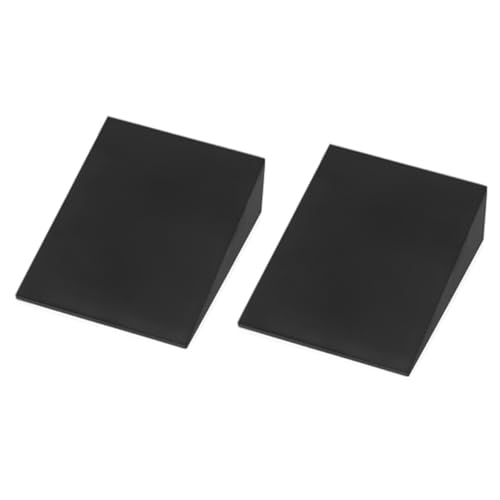 Alide 2 Pcs Yoga Block, Squat Wedge Slant Board, Calf Stretcher, Balance Pad Foam Wedge, Heel Elevated Squat Calf Raise 15x12x5cm