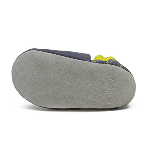Robeez Baby Boy Anti-Slip Soft Sole Shoes (Infant/Toddler) - Dark Blue Hero Pattern - 6-12 Months #TOP29