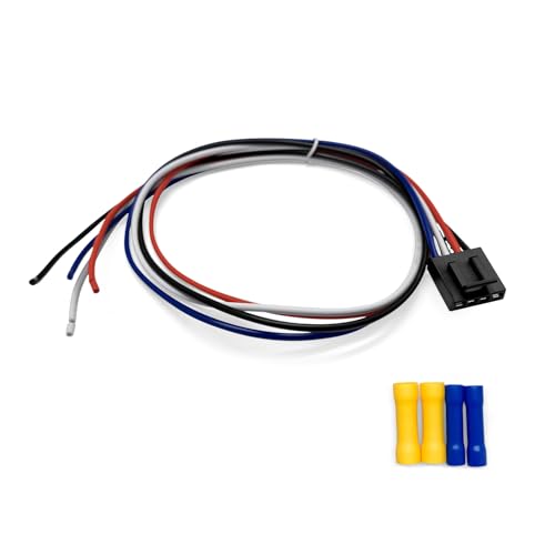 Lrichy 8506911 Universal Trailer Brake Controller OEM Style Brake Wiring Harness for Vehicle & Brake Control Ends, Compatible with Tekonsha, Reese and Draw-Tite Trailer Brake Controller, 7894