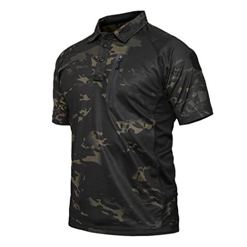 Chemise tactique camouflage homme haut combat militaire airsoft taille L noir