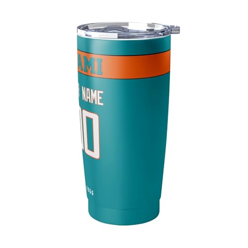 Image of ANTKING Miami Tumbler 20 oz Travel Coffee Cup Custom Name Number for Men Women Boy Gifts