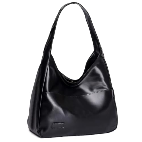 Image of Fozehlad Vegan Leather Hobo Bags for Women | Slouchy Tote, Retro Shoulder Handbag, Stylish Casual, Trendy