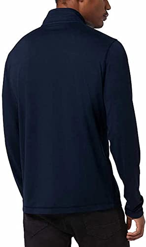 32 Degrees Heat Men's Soft Quarter Zip Long Sleeve Pullover Shirt (M, regular, Blue)2
