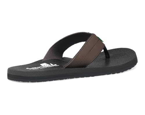 Image of Sanuk Mens Beer Cozy Coaster | Flip Flops for Men | Mens Sandals | Beach Sandals | Supportive & Lightweight | Memory Foam Footbed