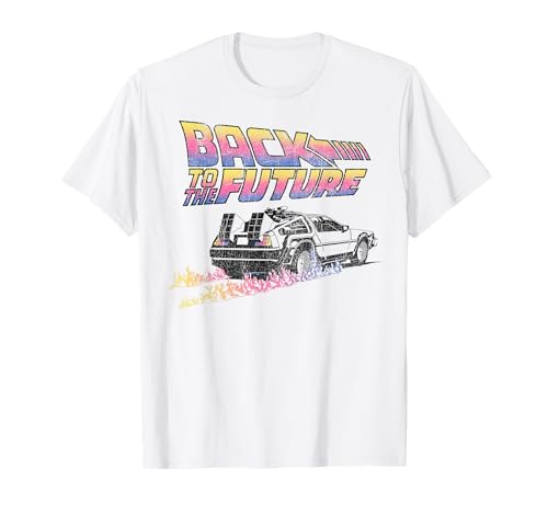 Zurück in die Zukunft Delorean Flames T-Shirt