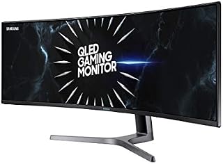 Samsung 49-Inch CRG9 Curved Gaming Monitor (LC49RG90SSNXZA) – 120Hz Refresh, Ultrawide Screen QLED