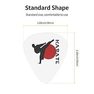 Lot de 12 médiators de karaté pour guitare basse électrique acoustique - Les Beatles, Paul McCartney, John Lennon, RIngo Starr, George Harrison Lot de 12 médiators de karaté pour guitare basse électrique acoustique – Image 4