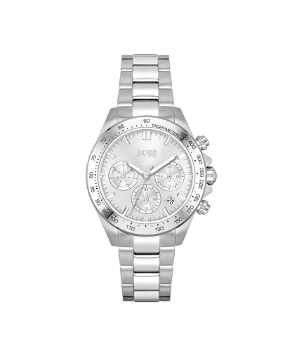 Hugo Boss Stainless Steel Novia Analog Silver Dial Women Watch-1502616, Silver Band (B09536MKFQ) Amazon Price History, Amazon Price Tracker