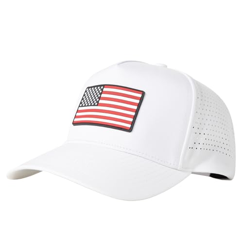 Image of TOP-EX Performance Baseball Hat for Men Water Resistant Golf Cap Running Cooling Snapback Laser Perforated