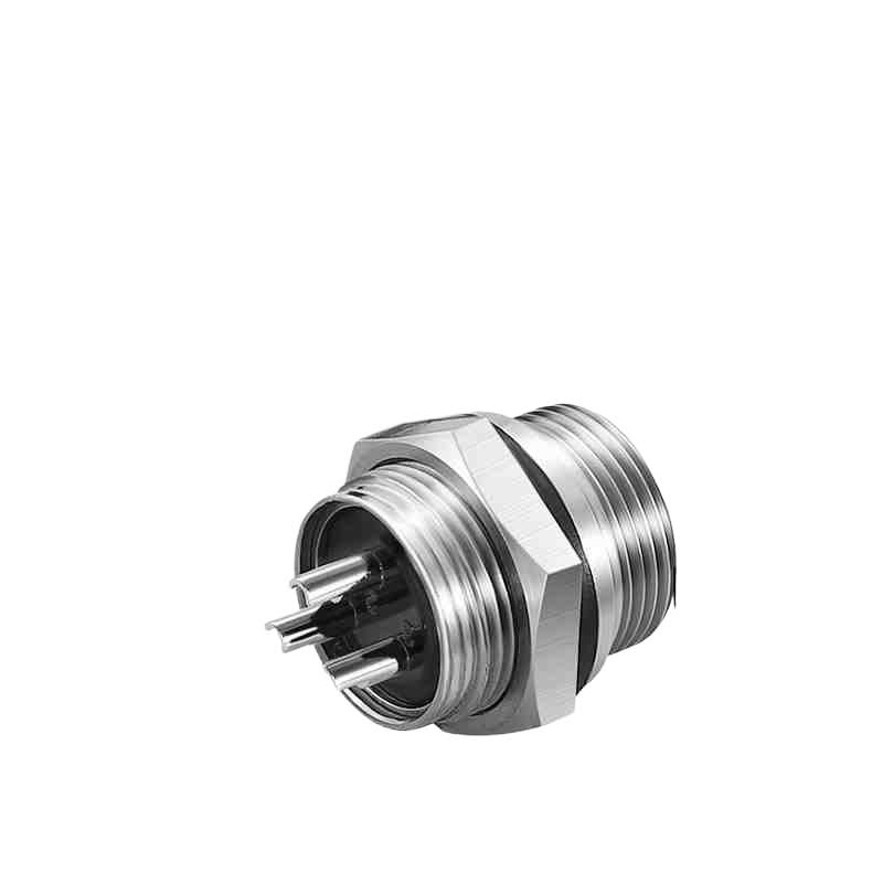 Conector aviación GX16 chapado en oro 9 pines resistente al agua miniatura 1
