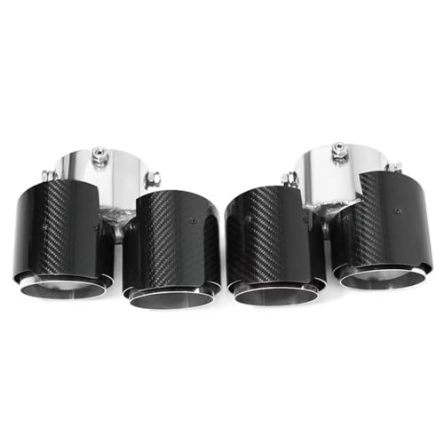 Punta de escape silenciador para 840i G14 G15 G16 con boquilla quad en fibra de carbono