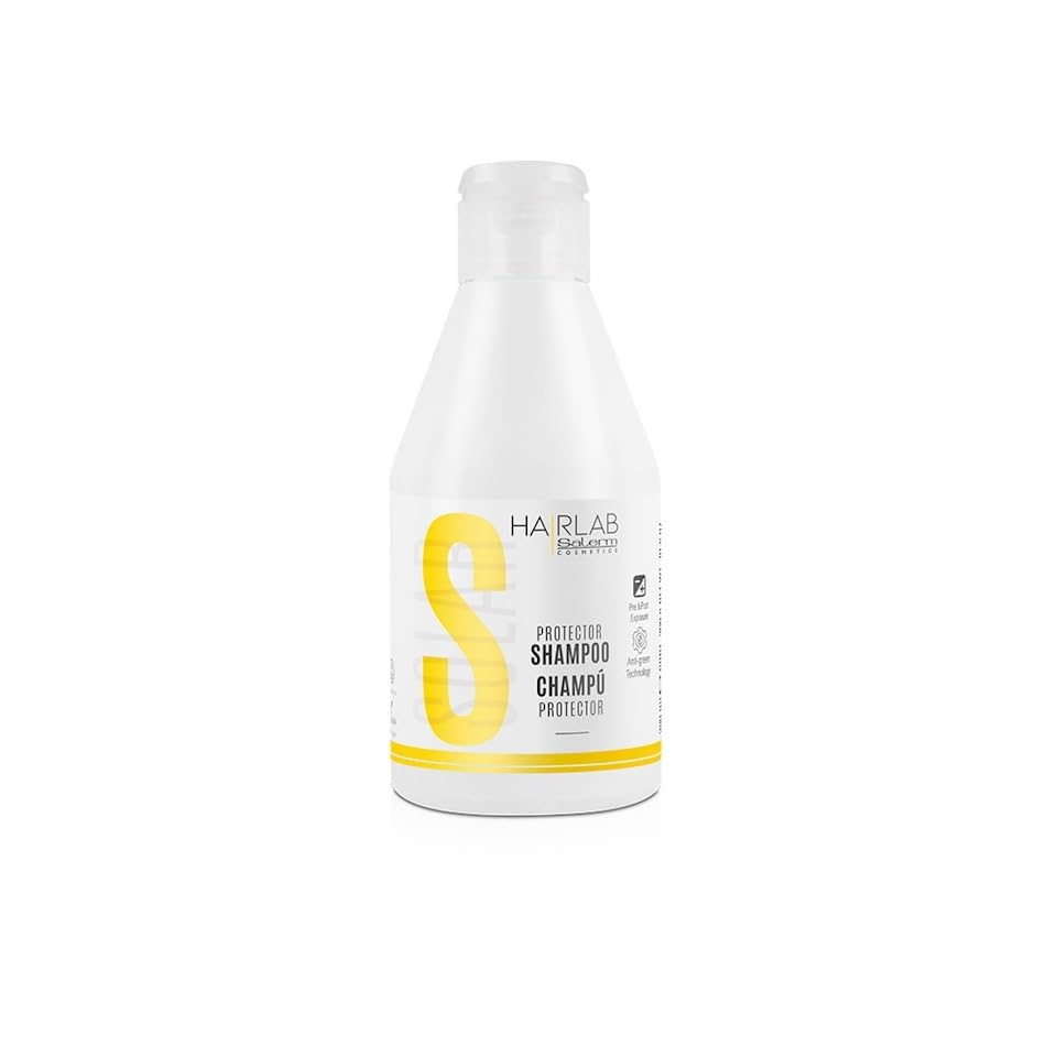 SALERM - Champú Solar - Champú Protector Hair Lab Solar - 300 ml - Limpia Suavemente - para Antes y Después de la Exposición Solar - Formula Anti-green - Hidrata el Pelo - Antiencrespamiento Cabello