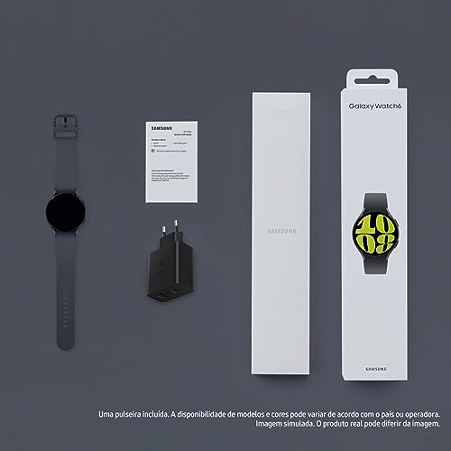 Samsung Smartwatch Galaxy Watch6 LTE 44mm Tela Super AMOLED de 1.47