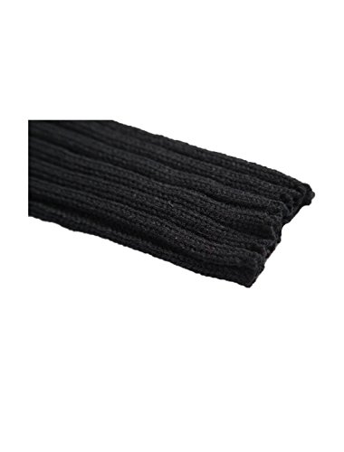 Image of uxcell Women's Knitted Design Solid Warm Thick Knee High Length Ribbed Leg Warmers