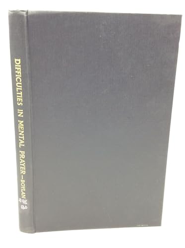 Difficulties in mental prayer B0007FDBKE Book Cover