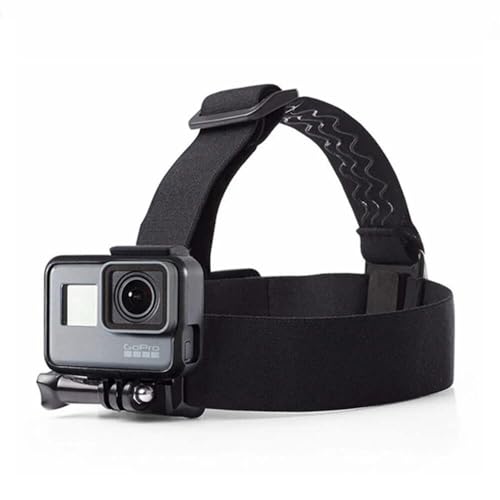 Image of Reflex Camera Head Mount Compatible with GoPro Hero 13 /12 /11 /10 /9 /8 /7 /6 /5 /4 /3 & DJI Osmo Action Cameras. Adjustable Head Strap - Perfect GoPro Head Mount