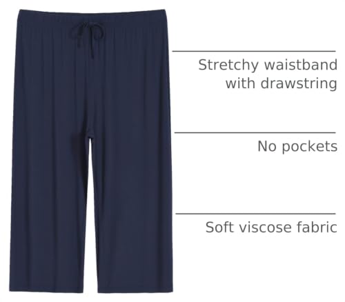Image of Latuza Women's Plus Size Capri Pajama Pants Wide Leg