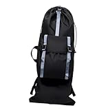 Pegciuho Skateboard Backpack, Longboard Carry Bag, Skateboard Bag, Travel Backpack for Outdoor, Blue