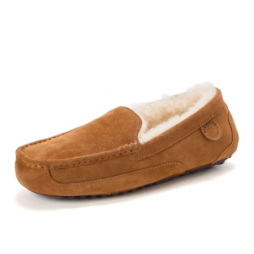 Shearling-Lined Slippers